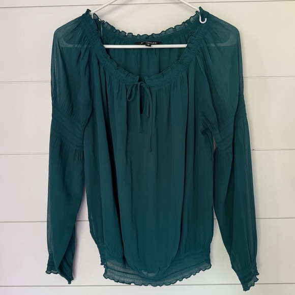 Express Deep Green Blouse, Women’s XS - Picture 2 of 7